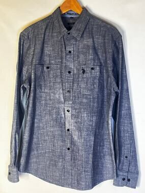 U.S. Polo Assn. Slim Fit Men's Dress Shirt size M Pre-Owned in good condition